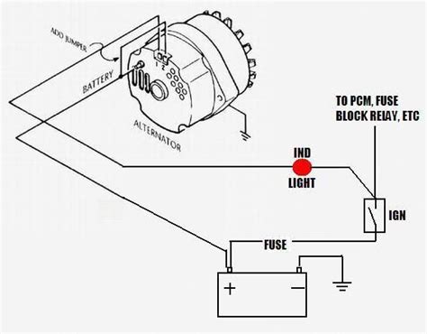 Wiring Diagram For 3 Wire Alternator