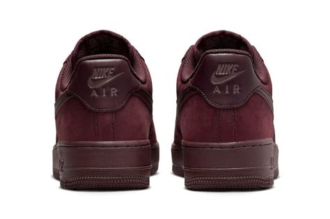 Nike Air Force 1 Low Premium Burgundy Crush” Release Info Hypebeast