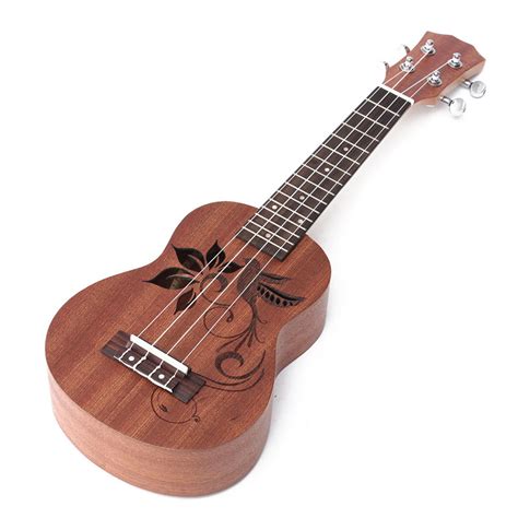 21 Inch Soprano Ukulele Uke Sapele 15 Frets Musical Instrument Flower Price 2499 Euro