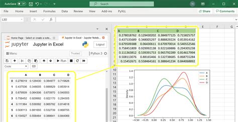 Python Jupyter Notebooks In Excel Pyxll