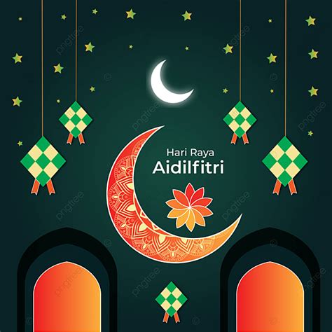 하리 라야 Aidilfitri 디자인 배경 배경 이슬람교도 축하 배경 일러스트 및 사진 무료 다운로드 Pngtree