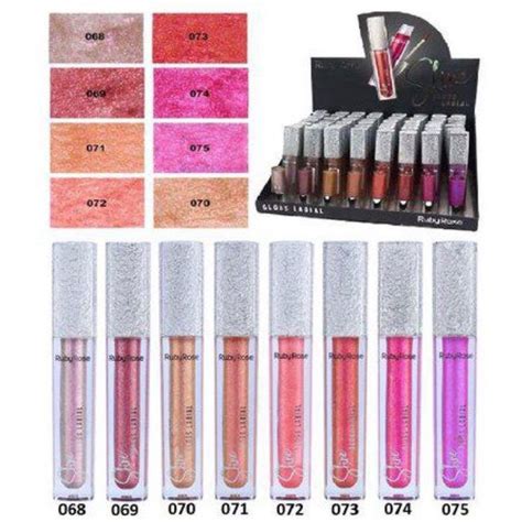 Gloss Labial Shine Ruby Rose Hb Shopee Brasil