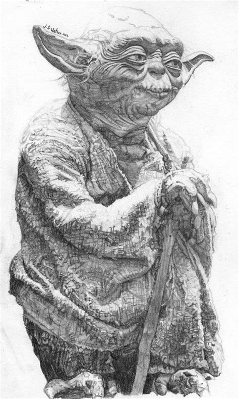 Yoda Pencil Drawing at PaintingValley.com | Explore collection of Yoda ...