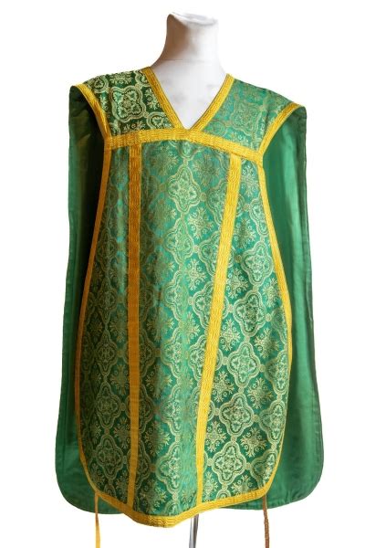 Green Ornate Simple Chasuble Th Century