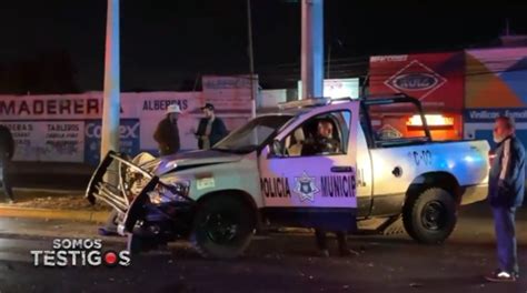 Aparatoso Accidente De Patrulla Policiaca En Zapopan