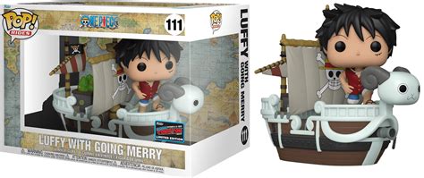 Funko POP! Rides One Piece Luffy with Going Merry #111 NYCC 2022 Convention Sticker Exclusive ...