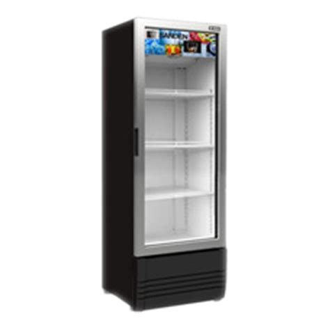 SANDEN ตู้แช่เย็น1ประตู รุ่นSPB-0300 SPB-0400 SPB-0500 สีดำ รับประกัน ...