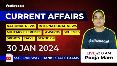 January Current Affairs Current Affairs Today Daily Current