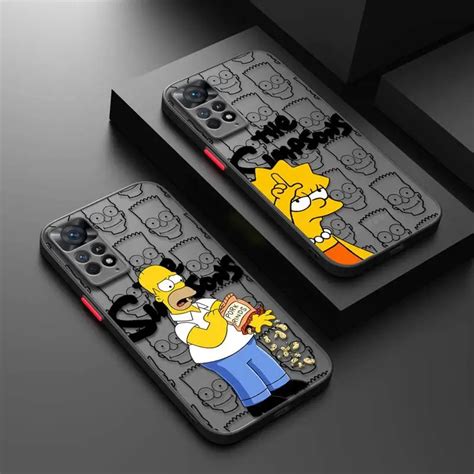 Funda De Tel Fono De La Familia Los Simpsons Para Redmi Note 11 12 13 9