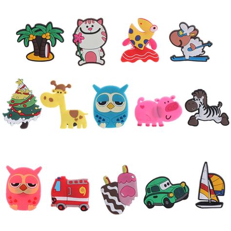 Silicone Cartoon Animal Fridge Magnets Whiteboard Sticker Refrigerator ...