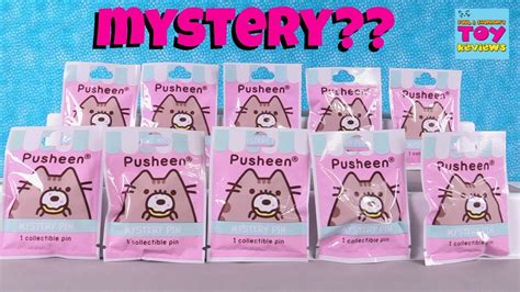 Pusheen Mystery Pins Series 1 Collector Blind Bag Pack Opening Pstoyreviews Youtube