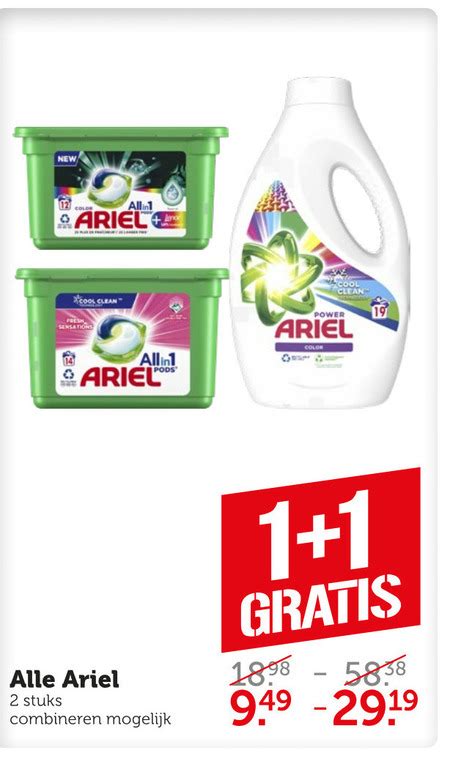 Ariel Wasmiddel Folder Aanbieding Bij Coop Details