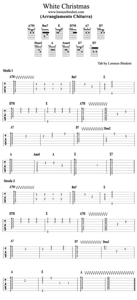 Guitar Chords White Christmas