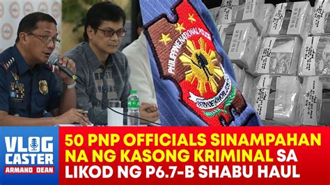 Mga Pulis Na Sangkot Sa 990 Kilo P6 7b Shabu Haul Sinampahan Na Ng