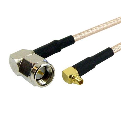 Ra Sma Male Plug To Ra Mmcx Plug Male Cable M17113 Rg316 Coax Up To 3 Ghz 135 Vswr