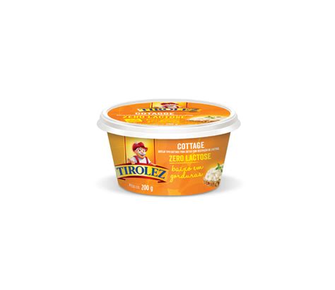 Queijo Cottage Zero Lactose Tirolez 200g