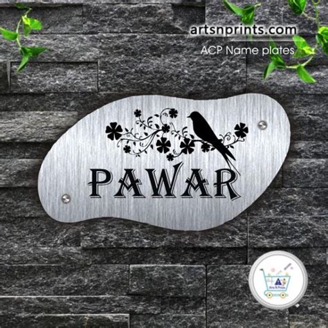 For All Kind Of Customised Acp Printed House Name Plate Visit Now