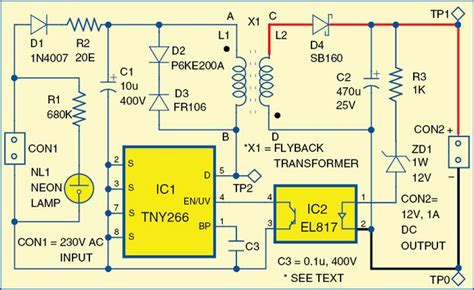 Smps Circuit Diagram With Explanation Smps Circuit 5v 9v 3v