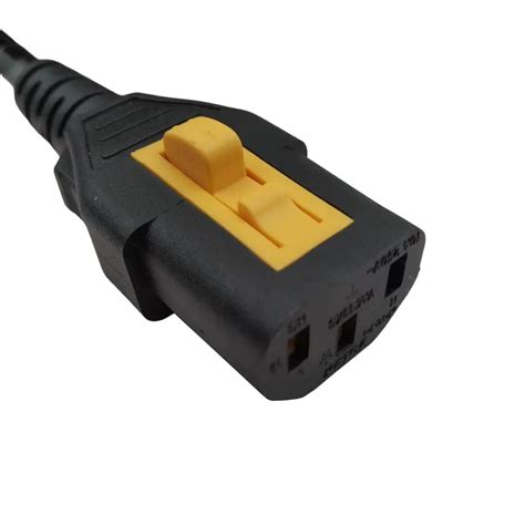 3g0 75mm2 10a 250v Iec C14 To Iec C13 With Locking Power Cord Cable