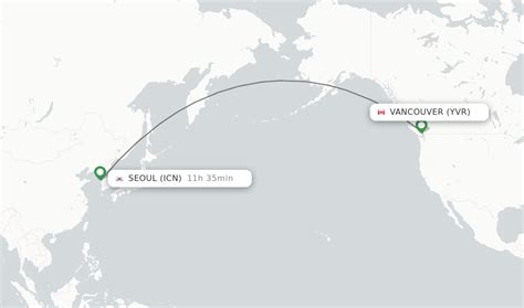 Direct Non Stop Flights From Vancouver To Seoul Schedules