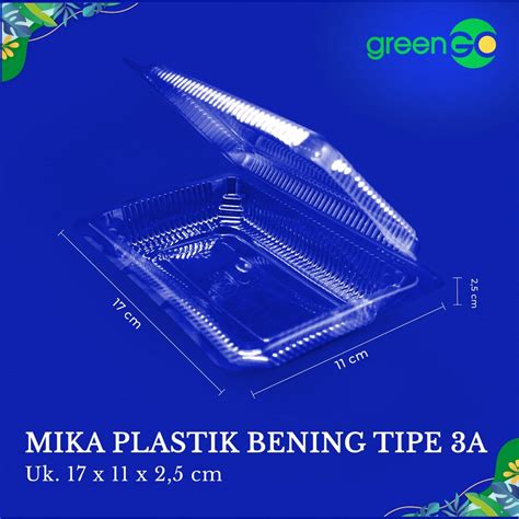 Jual Mika Kue A Isi Cs Mika Plastik Ukuran Sedang Mika Makanan