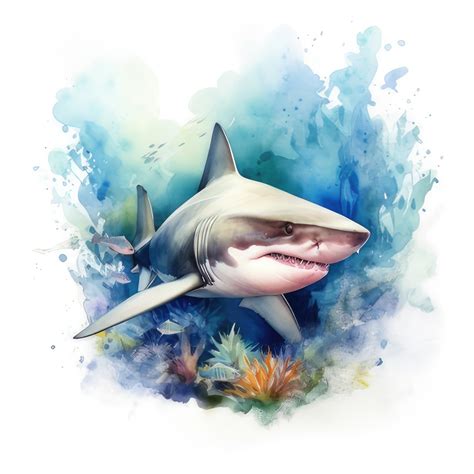 Great White Shark Clipart, 12 High Quality Jpgs High Resolution 300 DPI ...