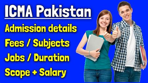 Cma Pakistan Icma Pakistan Salary Scope Fees Exams Admission