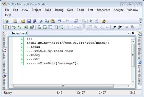 Stephen Walther On Asp Net Mvc Asp Net Mvc Tip Use The Nhaml