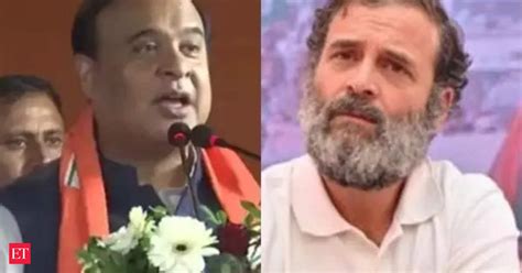 Himanta Biswa Sarma Rahul Gandhi Looks Like Saddam Hussein Assam Cm