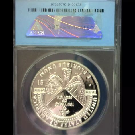 2019 American Legion Dollar ANACS PR-70 DCAM - Miller's Mint