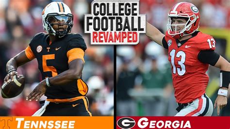 2 Tennessee Volunteers Vs 1 Georgia Bulldogs Week 10 Ncaa Football 14