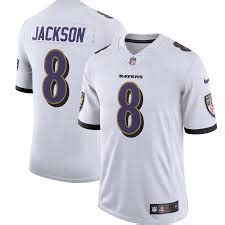 Baltimore Ravens Lamar Jackson White Limited Jersey | Baltimore Sports ...