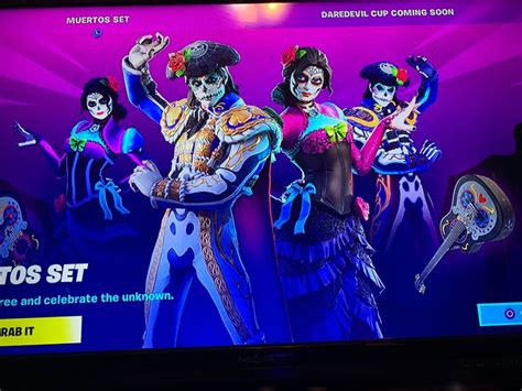 Fortnite Muertos Skin Set Muertos Fortnite Dayofthedead