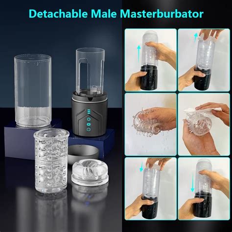 Male Masturbaters Automatic Handsfree Rotating Cup Thrusting Stroker Men Sex Toy Ebay