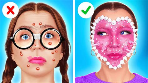 RELOOKING Extrême de NERD Maquillage Fou Pour Devenir POPULAIRE par