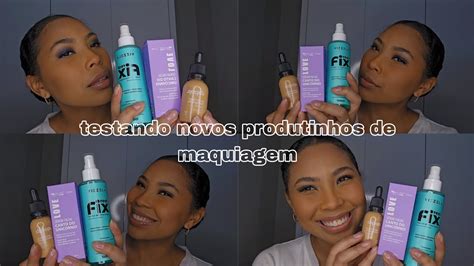 Testando Novos Produtinhos De Maquiagem Youtube