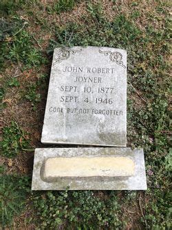 John Robert Joyner 1877 1946 Mémorial Find a Grave