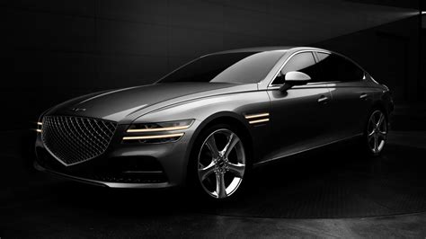 Redesigned 2021 Genesis G80 Luxury Sedan Gets Sleek New Shape ...