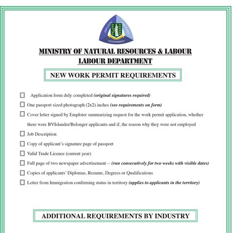 Bvi Work Permit New Bvi Newbie