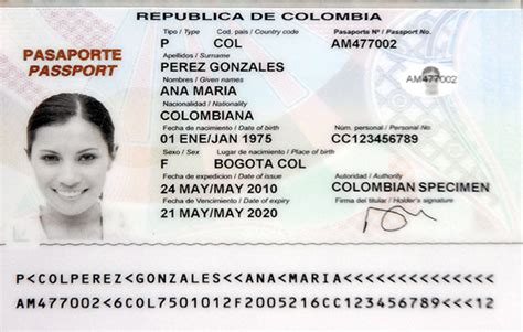 El Nuevo Pasaporte Colombiano