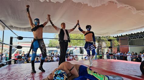 Estrella Del Ring Y Aguila Guerrera Jr Vs Pr Ncipe Tezca Y Aztek Black