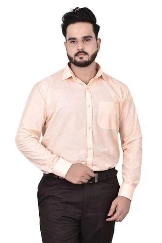 Plain Men Casual Wear Cotton Shirt Full Sleeves At Rs 275 In Ahmedabad