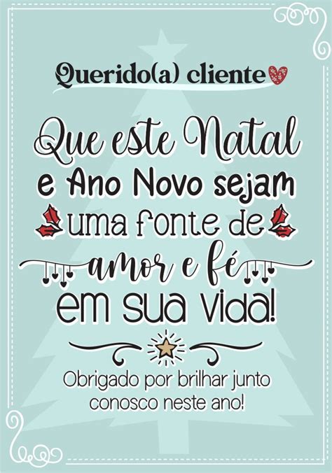 Cartão Natal Agradecimento pela Compra Personalizado 9x6cm