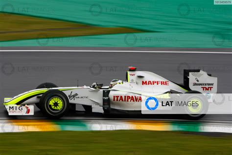 Interlagos Sao Paulo Brazil 17th October 2009 Jenson Button Brawn