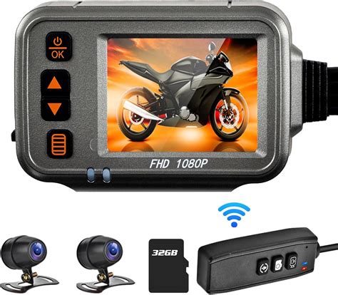 Amazon C Mara De Salpicadero De Motocicleta C Mara Wifi Dual De