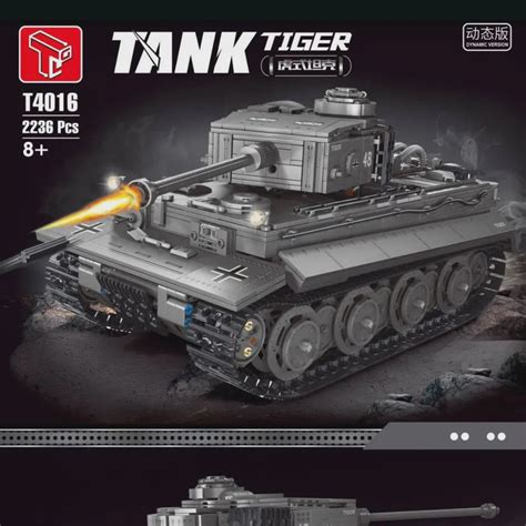 Taigaole Tiger Tank Set T Setdb Merlins Bricks