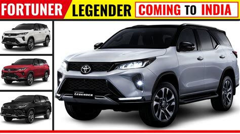 New Fortuner Legender is ready for India | 3 Colours | Engine & Specs ...