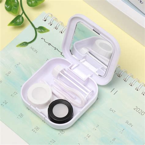 Unisex Eenvoudige Vierkante Contact Lens Case Effe Grandado