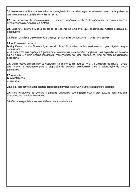 JORNAL PONTO Modelo de Prova de Ciência para o 6º ao 8º ano