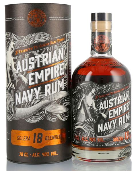 Austrian Empire Navy Rum Solera Yo Vol L Weisshaus Shop